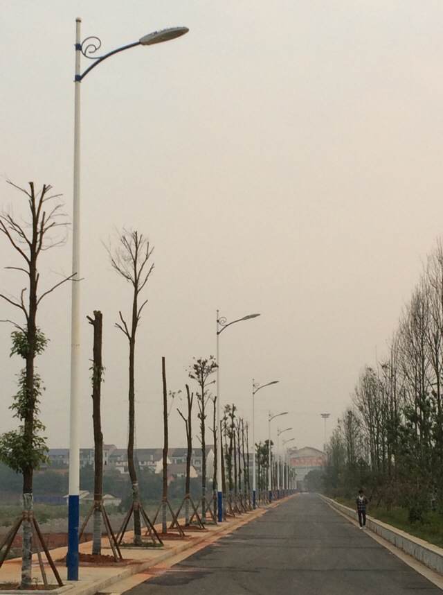 湖南汨罗201线中国结景观亮化12