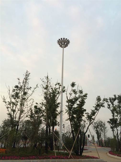 湖南汨罗201线中国结景观亮化11